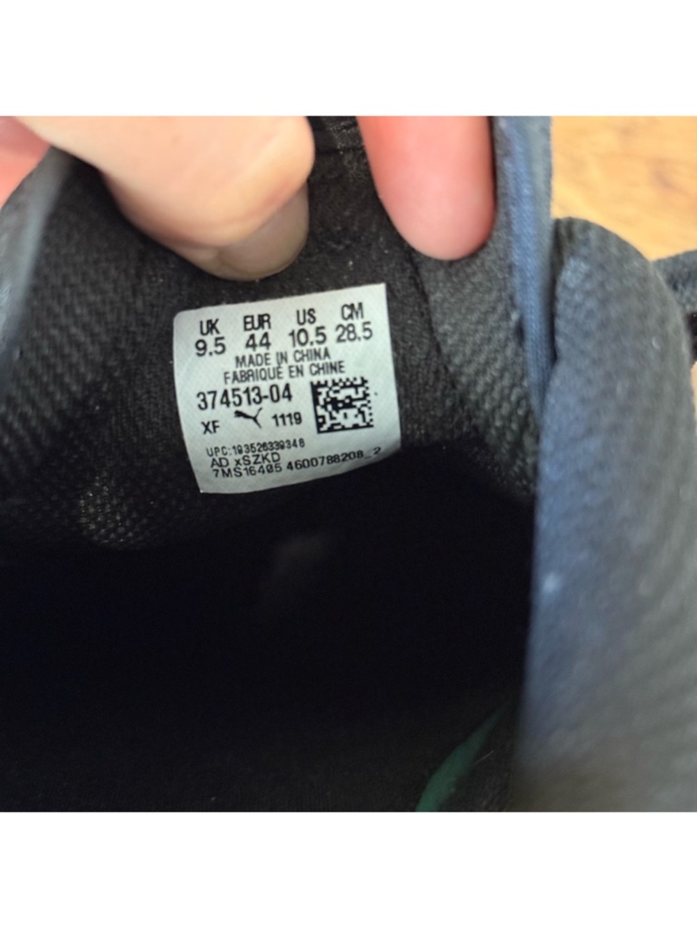 Puma Black and White Sneakers Size 10.5 - Picture 6 of 7
